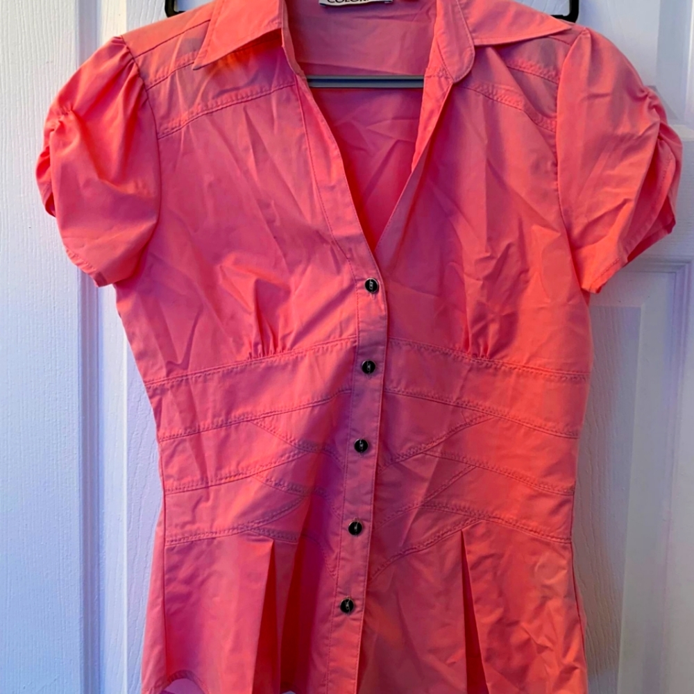 Pink blouse size 10